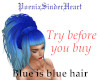 Blue is blue hair