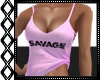 lHl Savage  Pink Top