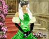 HRH Silk EmeraldBallGown