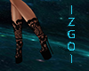 _FISHNET BOOTS ARE BLACK