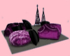 Pillows and rug pink