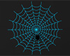 Teal Spider Web