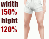 Expand Legs Width 150%