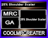25% Shoulder Scaler