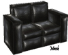 Black leather Couch 4