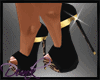 Q Leopard Pumps Black