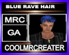 BLUE RAVE HAIR