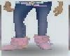 Pink Uggs with Jeans