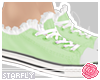! Frilly Converse Lime