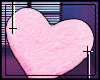  heart pillow / pink