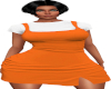 Amy Orange Dress