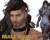 Male Hair Brown Long