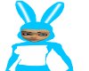 Cartoon Bunny In Aqua