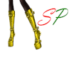 (SP) Yellow Spiked Boots