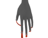 OJ L-V GREY BOW NAILS