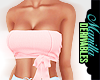 ! Bow Tube Top Pink