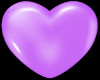 Violet Puffy Heart