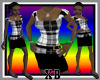 PLAIDDRESS BLACK