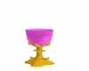 pink crystal goblet 
