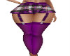 Purple Plaid Skirt