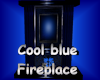 [DA]Cool Blue fireplace