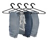 Hangers of Jeans