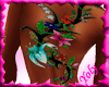 Y84. Body Tatto flowers