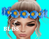 Pixie Blue Daisy Crown