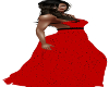 fancy red gown