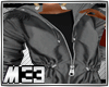 [M33]jacket grey w fur