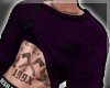 V- Sweater Purple