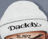 !!S Beanie DADDY White