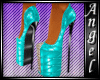 L$A Margery Heels Teal