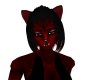 !R! Deep Red Cat Ears