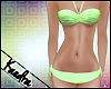 K| Stripe Green Bikini