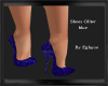 Shoes gliter blue 