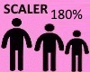 female scaler 180 altura
