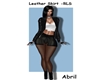 Leather Skirt -RLS Black