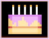 Birthday cake pixel