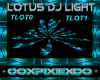 Teal Lotus Dj Light
