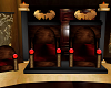 8 seater brown throne