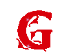 Letter G (2) Red Sticker