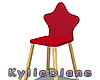 Star Chair Red