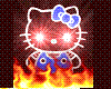 hellokittyfire sticker