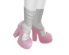 pink school girl shoes