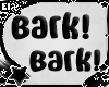 . bark floating sign