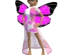 Pink Butterfly Gown