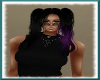 2 Tone Pig Tails Purple