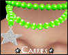 C Neon Green Pearls