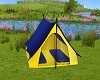 Blue/Yellow Camping Tent